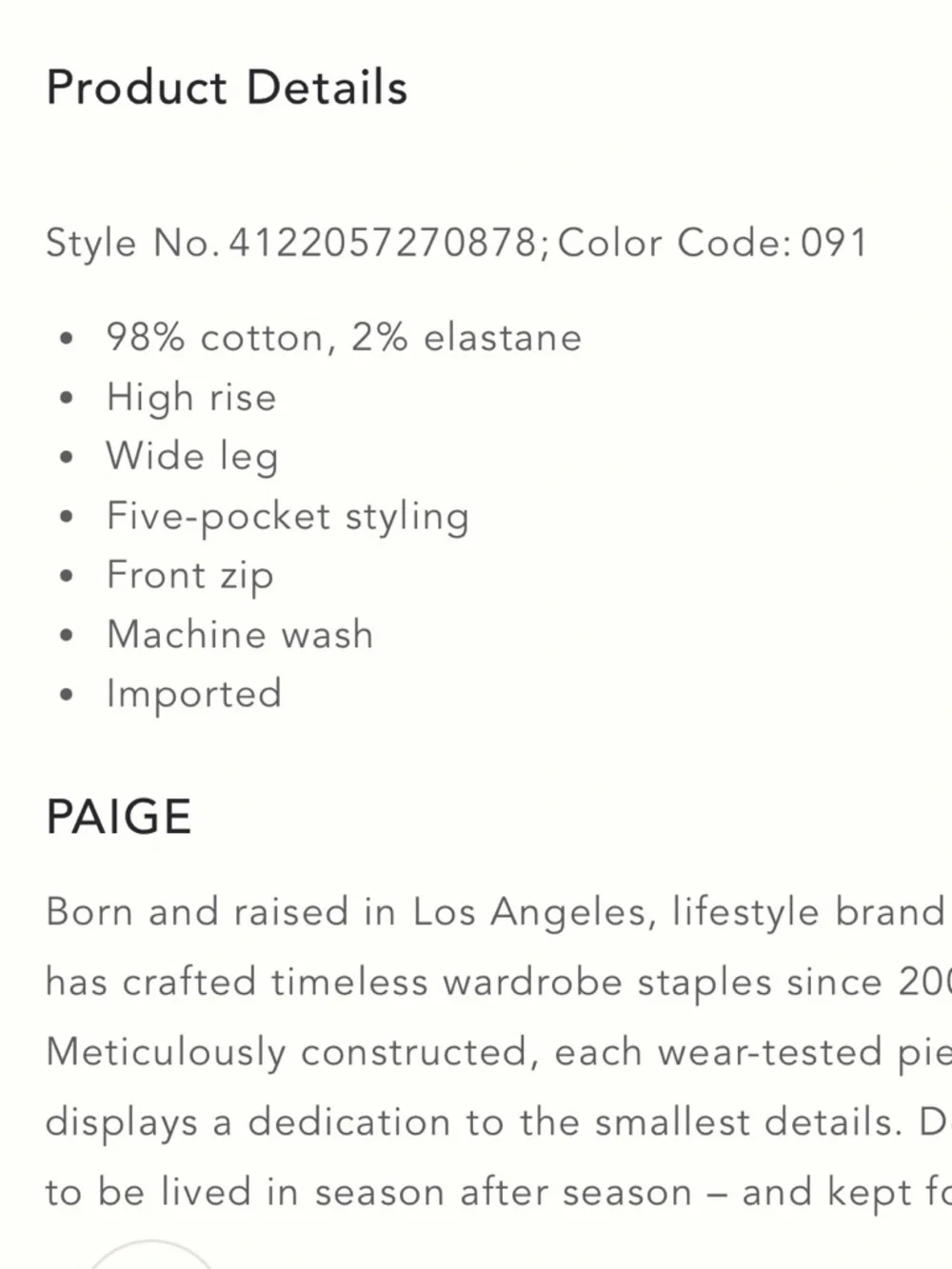 PAIGE Sasha High-Rise Wide-Leg Jeans - Picture 9 of 10